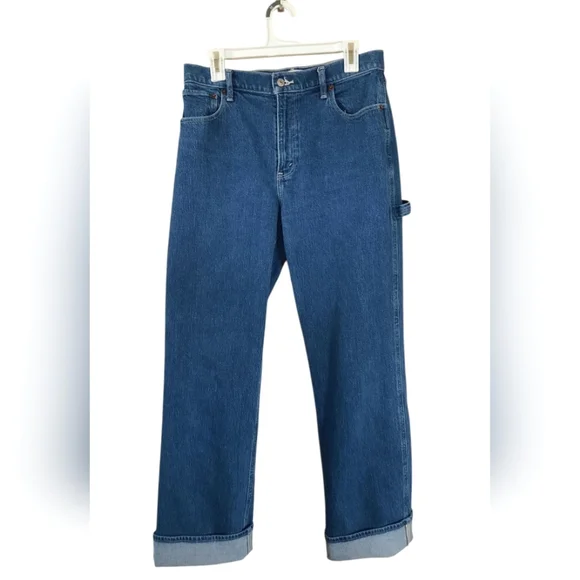 Abercrombie Carpenter 90s Relaxed Cargo Jeans Long Cuffed Y2k Capsule - Picture 4 of 9